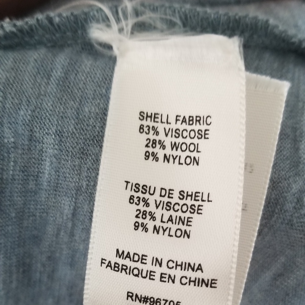 Rebecca Taylor Melange crew neck blue top size s - Picture 7 of 8